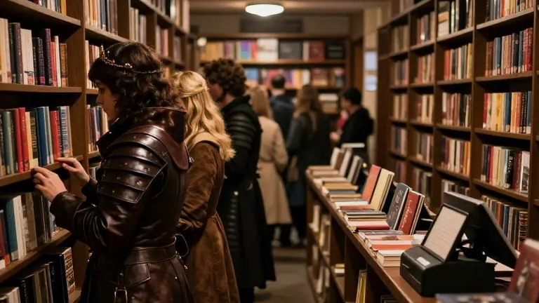 Illustration for: Fans line up for new Sarah J. Maas novel