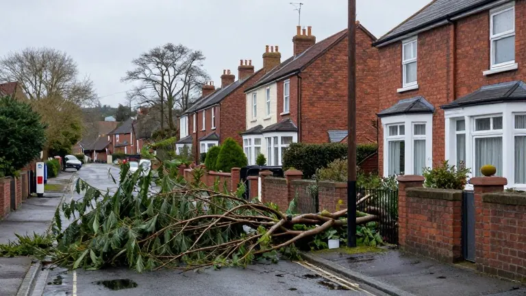 Illustration for: Wind Gusts of 85 mph Stall UK Power Repairs